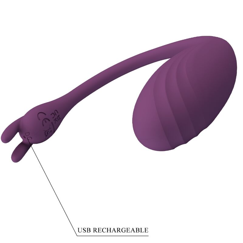 Pretty Love Catalina Vibrador con Control Remoto por App - Púrpura