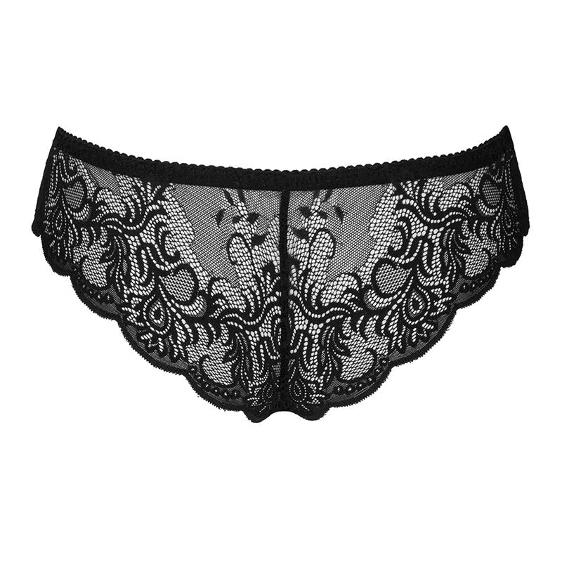 Bragas Brasileñas LivCo Corsetti Fashion Love Story LC 90679 Negras