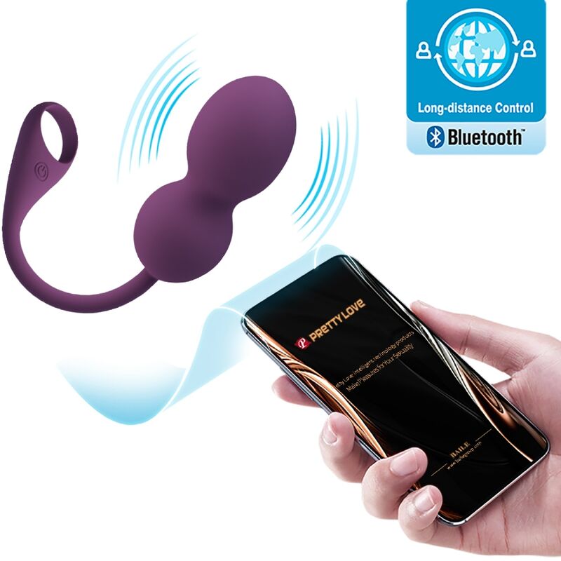 Pretty Love Elvira Kegel Balls con Control Remoto por App