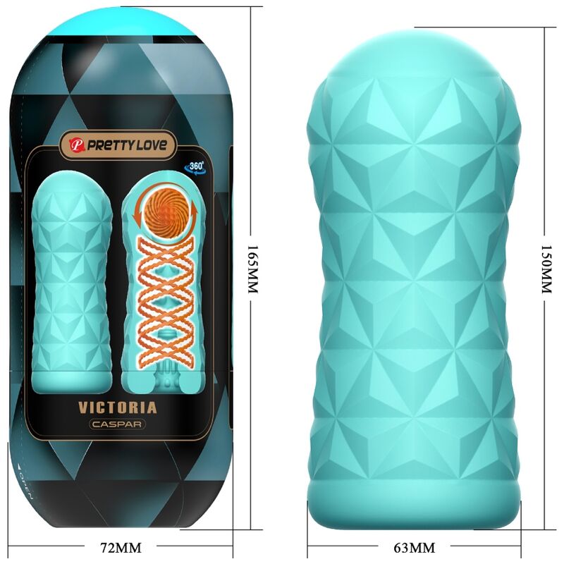 Pretty Love Victoria Caspar Masturbador Aqua Green