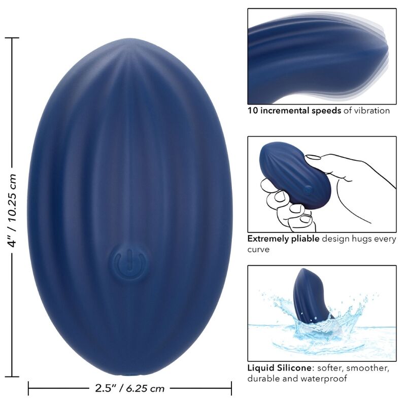 CalExotics Cashmere Velvet Curve Blue