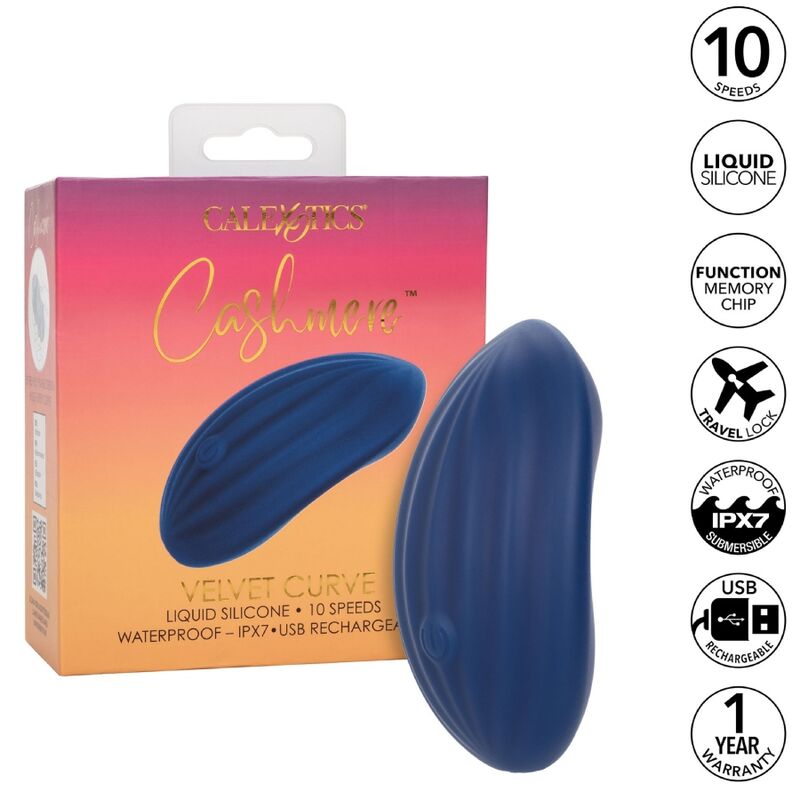 CalExotics Cashmere Velvet Curve Blue