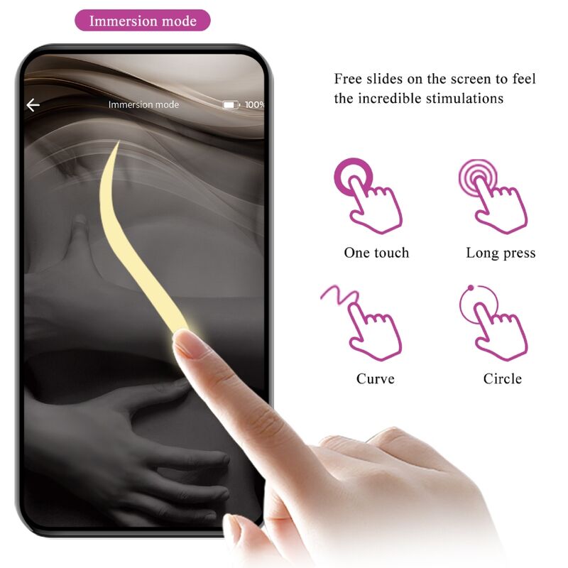 Pretty Love Abner App Purple - Dispositivo de Control Remoto
