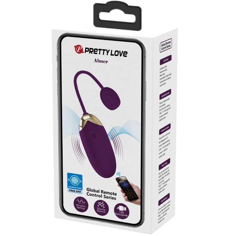 Pretty Love Abner App Purple - Dispositivo de Control Remoto