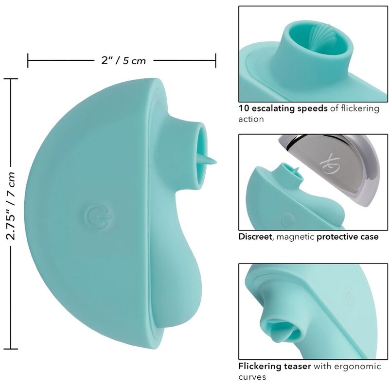 Ovation Rave Stimulator Aqua Green - CalExotics