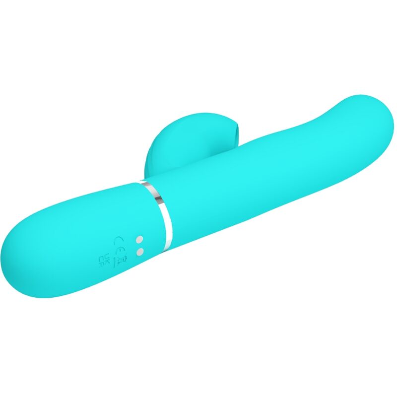 Pretty Love Perlita Multifunction 3 en 1 Vibrador G-Spot Aqua Green