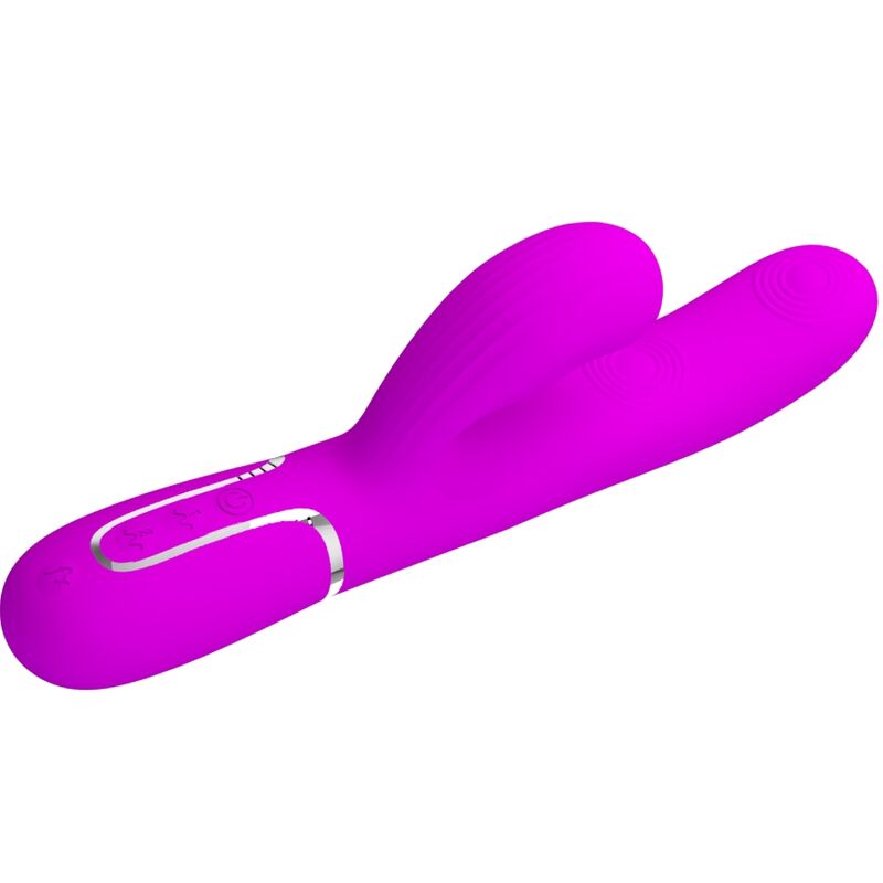 Pretty Love Perlita Multifunction 3 en 1 Vibrador G-Spot Violeta