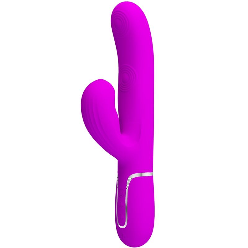 Pretty Love Perlita Multifunction 3 en 1 Vibrador G-Spot Violeta