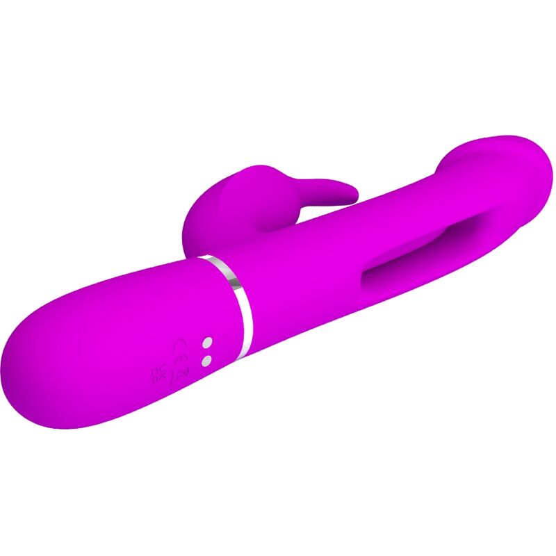 Pretty Love Kampas Rabbit 3 en 1 - Vibrador Multifunción Fucsia