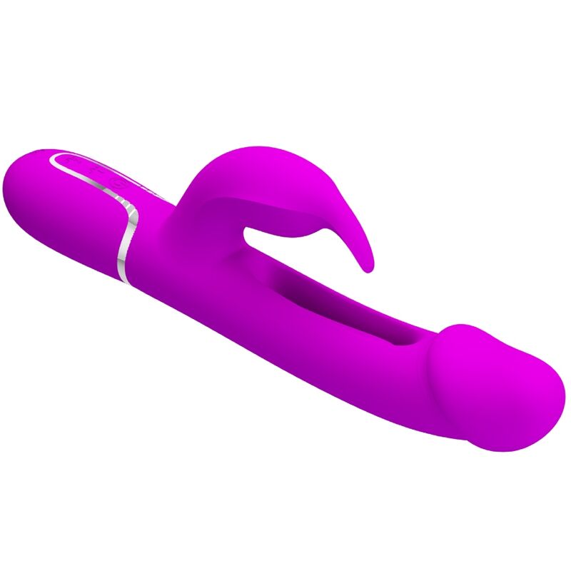 Pretty Love Kampas Rabbit 3 en 1 - Vibrador Multifunción Fucsia