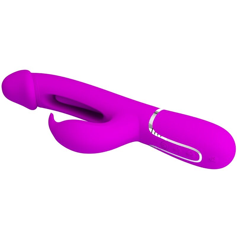 Pretty Love Kampas Rabbit 3 en 1 - Vibrador Multifunción Fucsia