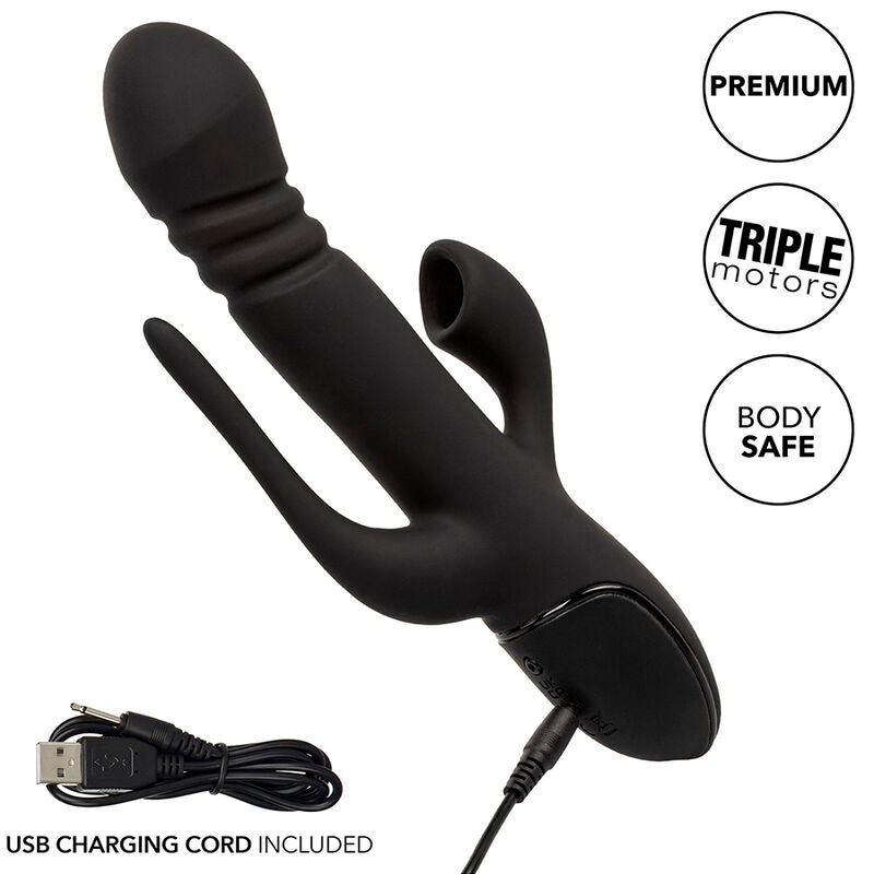 CalExotics Triple Euphoria Black - Vibrador