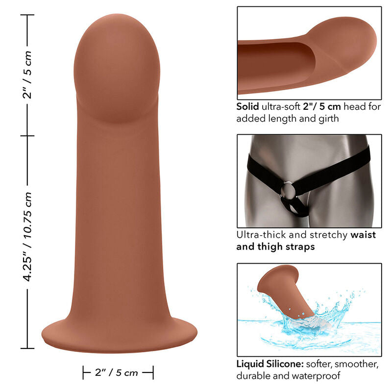 CalExotics Performance Maxx Extension with Harness - Brown Skin
