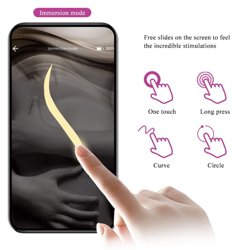 Pretty Love Nymph - Huevo Vibrador Control por App Lila