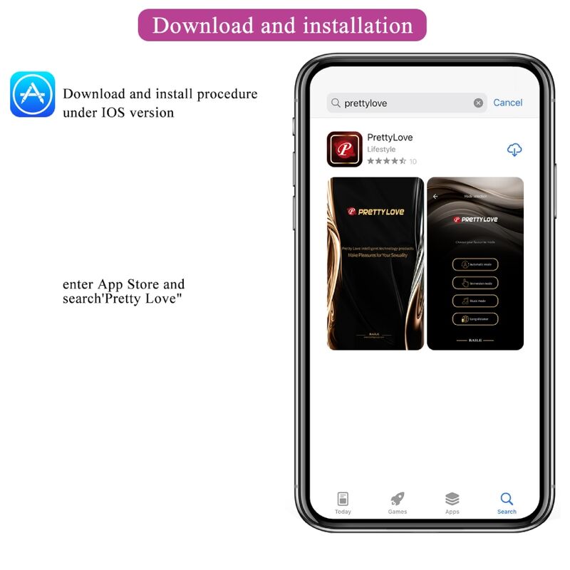 Pretty Love Baird G-Spot 12 Vibraciones Recargable Lila con App
