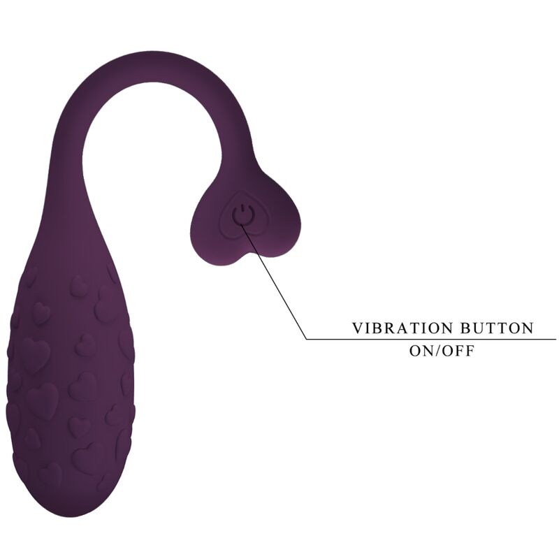 Pretty Love Fisherman App Controlled Vibrating Egg Lila