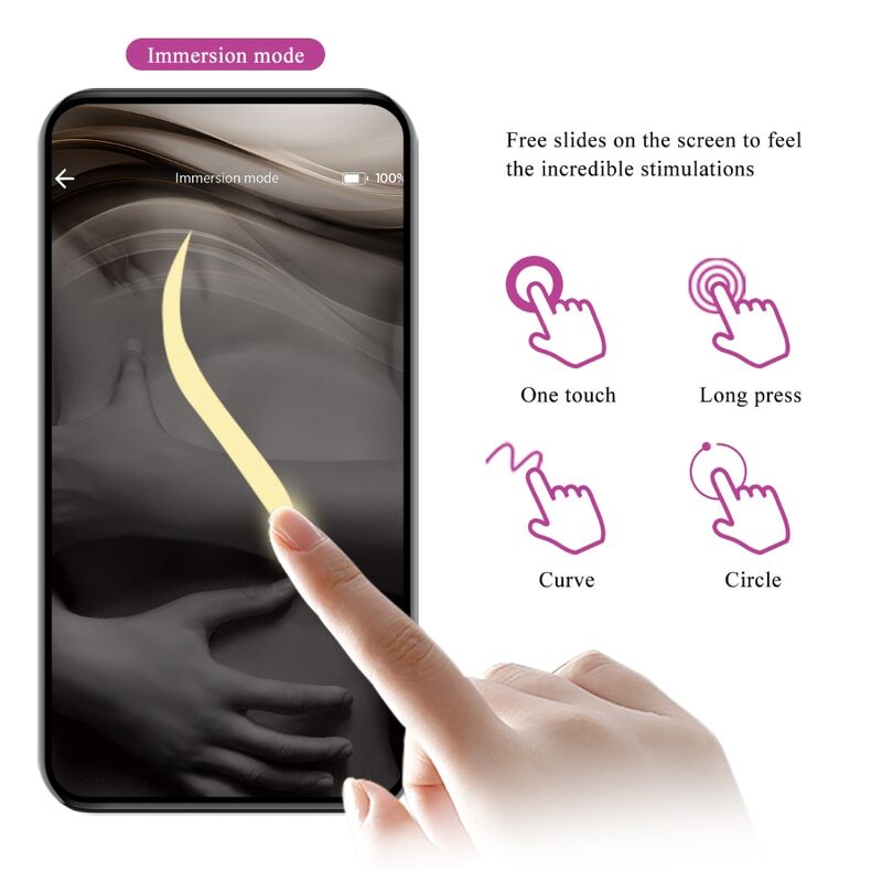 Pretty Love Fisherman App Controlled Vibrating Egg Lila