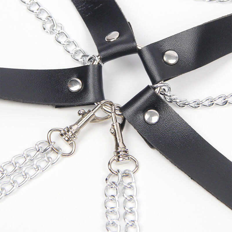 Subblime Harness Bra con Detalle de Cadena - Talla Única