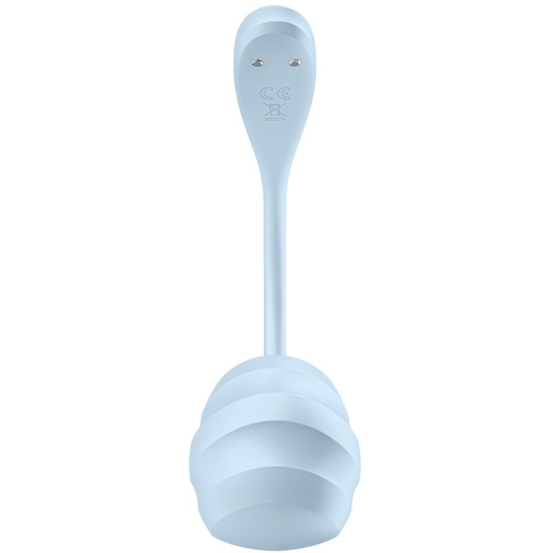 Satisfyer Smooth Petal G-Point Stimulator Sky Blue con App