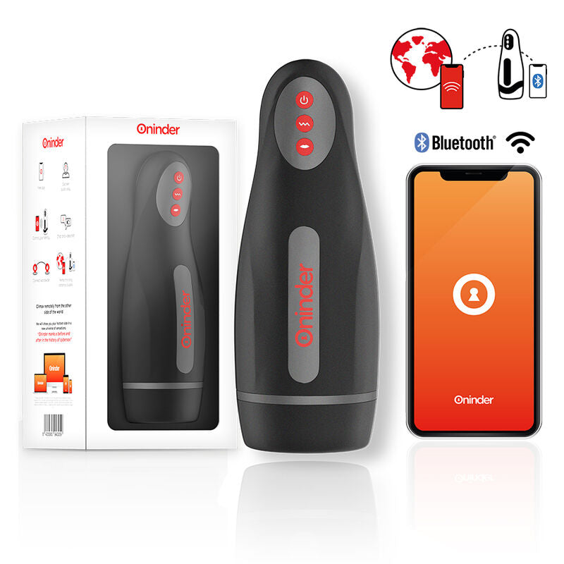 Oninder Seoul Masturbador Recargable 10 Velocidades con App Gratuita