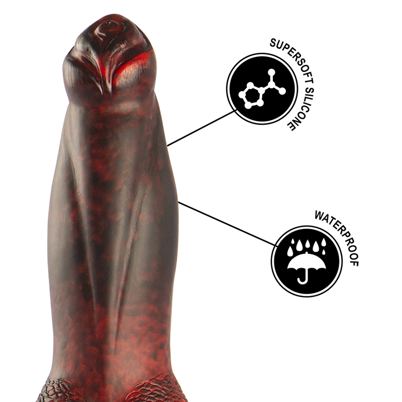 Epic Prometheus Dildo Titan In Flames Recargable con Control Remoto