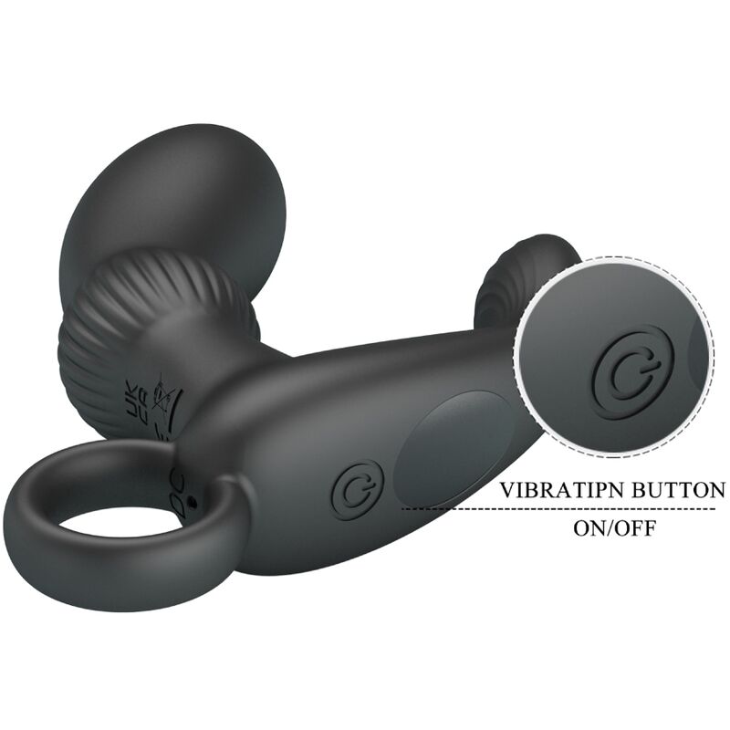 Pretty Love Cayla Vibrador Anal Masajeador Negro