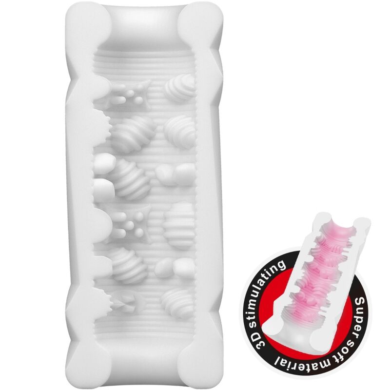Pretty Love 3D Stimulator - Masturbador Portátil de TPR Suave