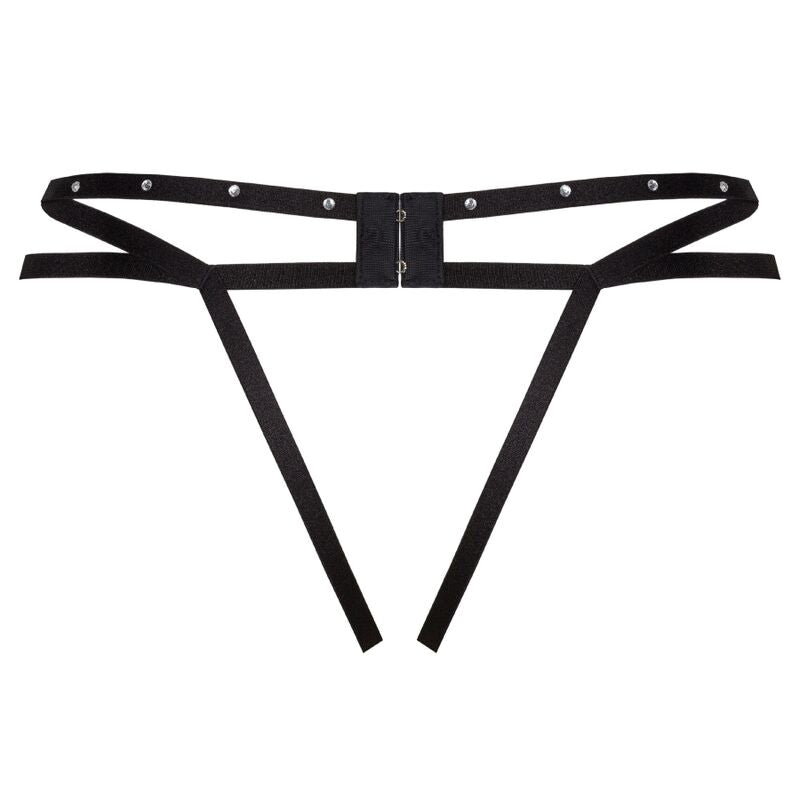 Livco Corsetti Fashion Nomade Thong Crotchless Black