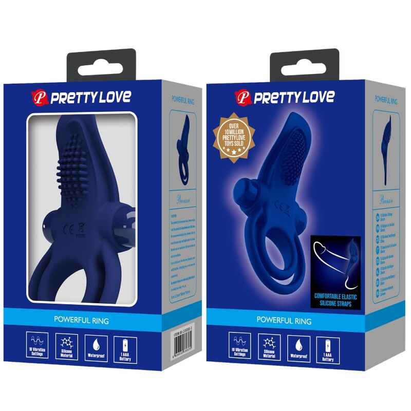 Pretty Love Bronson Double Ring with Vibration Blue