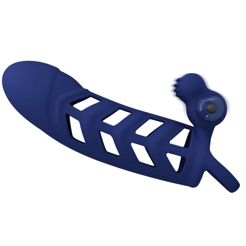 Pretty Love Altaf Vibrator Ring - Anillo Vibrador de Silicona Azul
