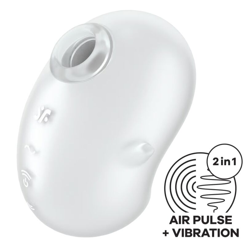 Satisfyer Cutie Ghost Lay-On Vibrator White