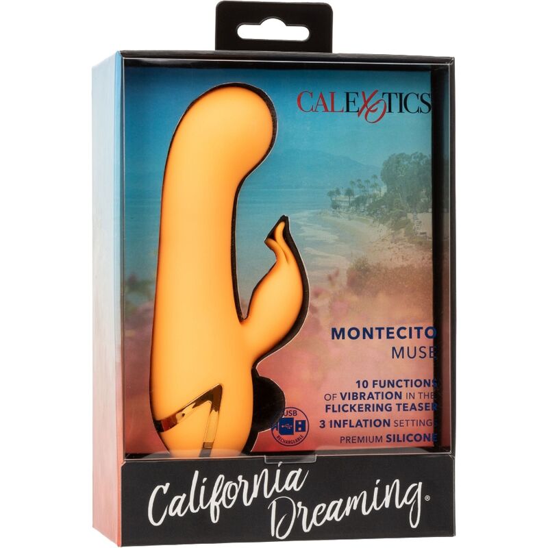Montecito Muse Vibrator Rabbit Orange - California Dreaming