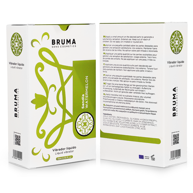 Bruma Liquid Vibrator Ultra Sliding Watermelon 15 ml