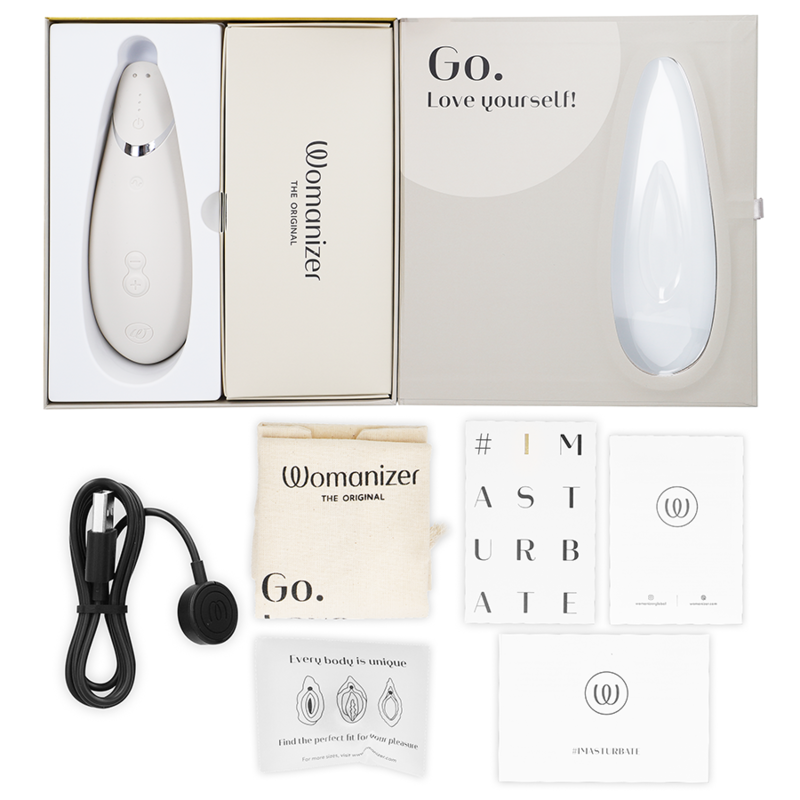 Womanizer Premium 2 Warm Gray - Succionador de Estimulación