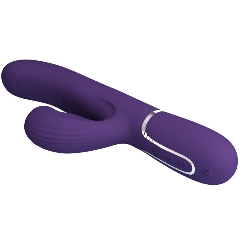 Pretty Love Perlita G-Spot Vibrator 3 en 1 Púrpura