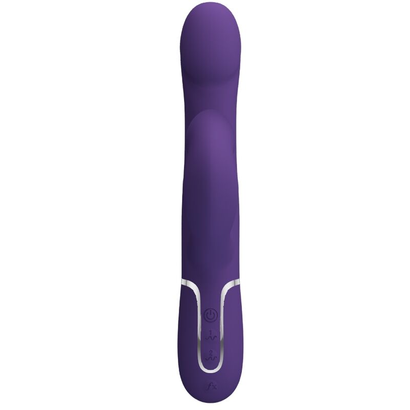 Pretty Love Zalin Rabbit Vibrator Pearls 4 en 1 Púrpura