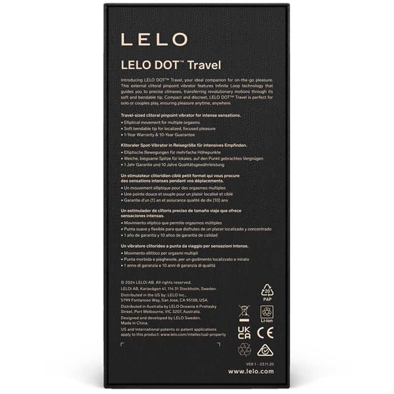 LELO DOT Travel - Estimulador de Clítoris Portátil Rosa