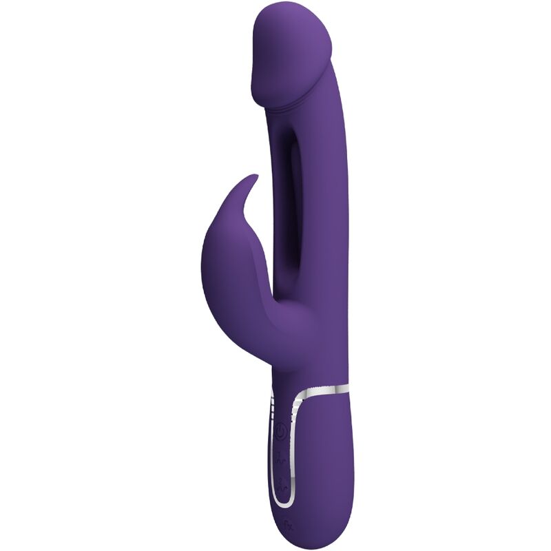 Pretty Love Kampas Rabbit 3 en 1 - Vibrador Multifunción Violeta