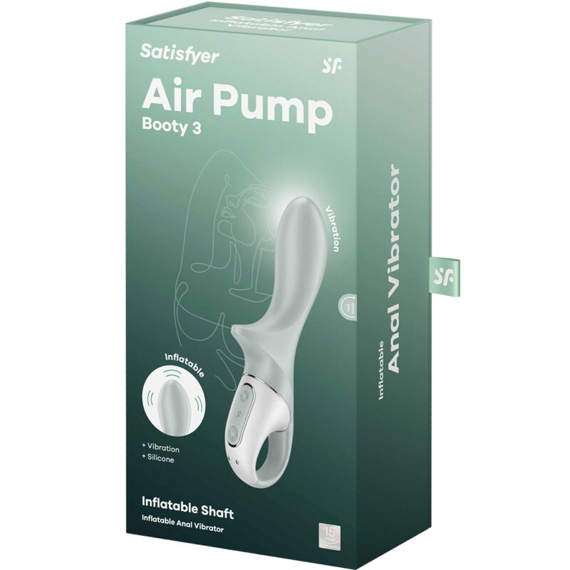 Satisfyer Air Pump Booty 3 - Vibrador Anal Inflable