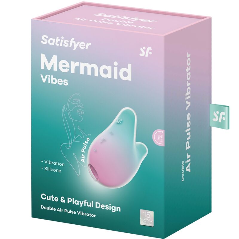 Satisfyer Mermaid Vibes - Estimulador de Pulsos de Aire con Vibración
