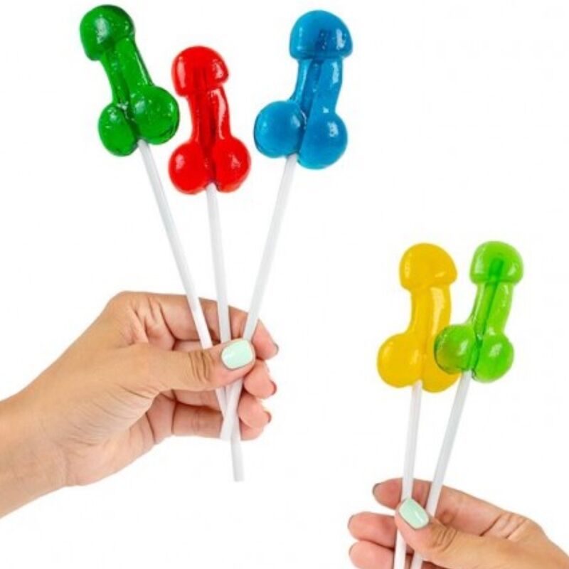 Secretplay Display Assortment Penis Lollipops with Alcohol 40 Unidades