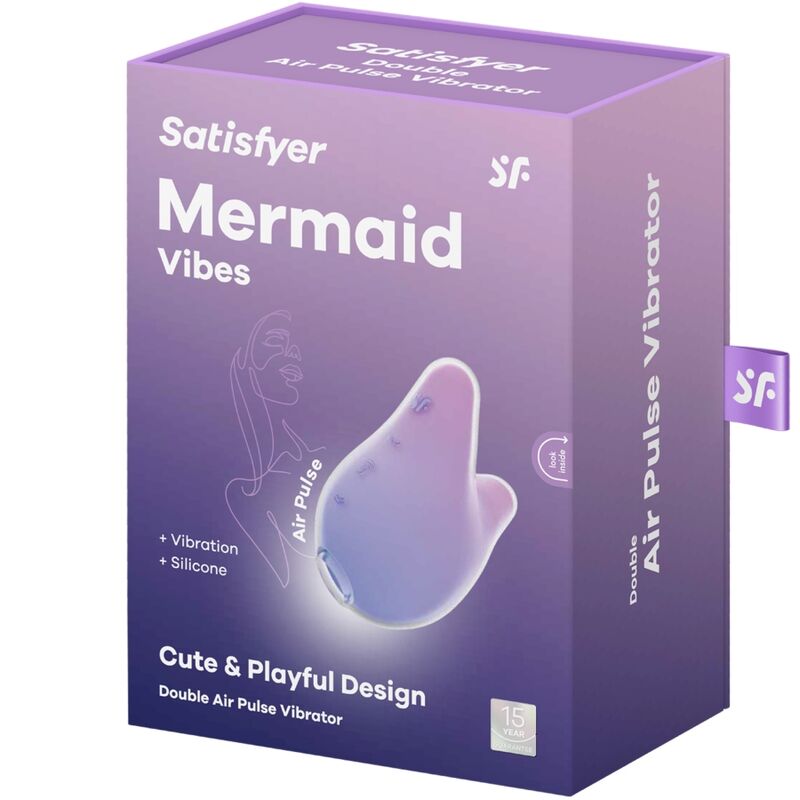 Satisfyer Mermaid Vibes - Estimulador y Vibrador Violeta y Rosa