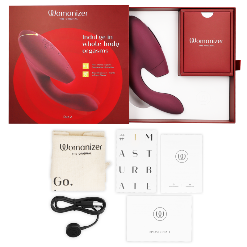Womanizer Duo 2 Succionador de Clítoris y Punto G - 14 Niveles
