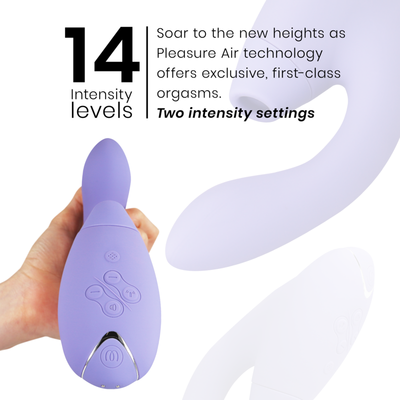 Womanizer Duo 2 Stimulator Lilac - Estimulador Dual con Pleasure Air