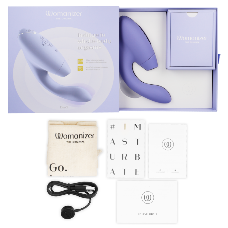 Womanizer Duo 2 Stimulator Lilac - Estimulador Dual con Pleasure Air