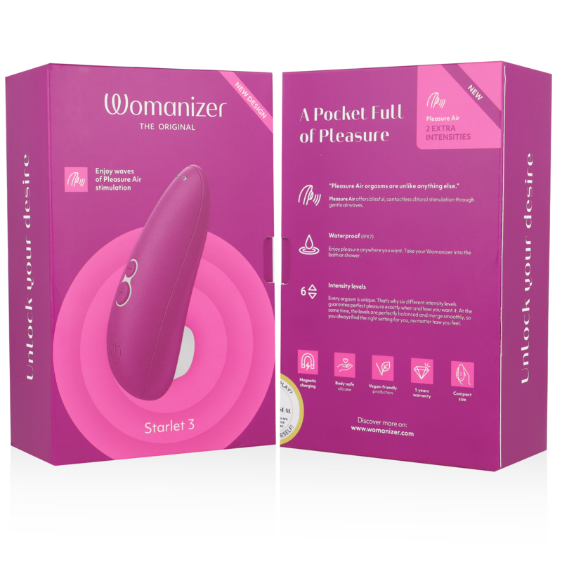 WOMANIZER STARLET 3 VIOLET - Succionador de Bienestar