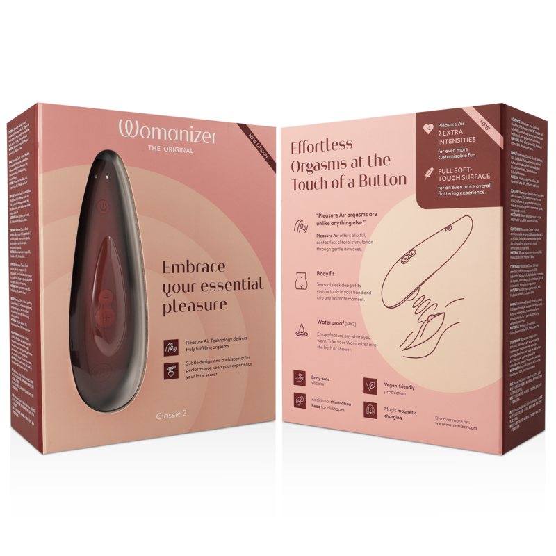 Womanizer Classic 2 Estimulador de Clítoris Burdeos