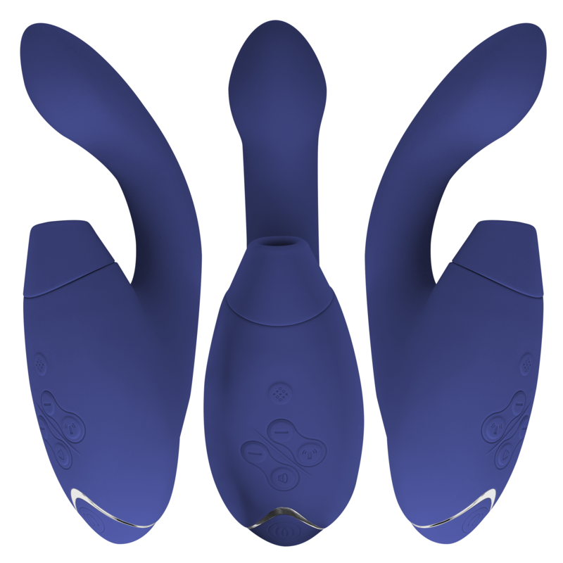 Womanizer DUO 2 Stimulator Blue - Estimulador Dual con Tecnología Pleasure Air™