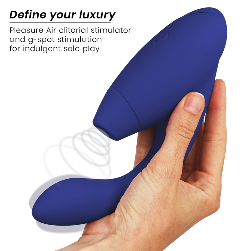 Womanizer DUO 2 Stimulator Blue - Estimulador Dual con Tecnología Pleasure Air™