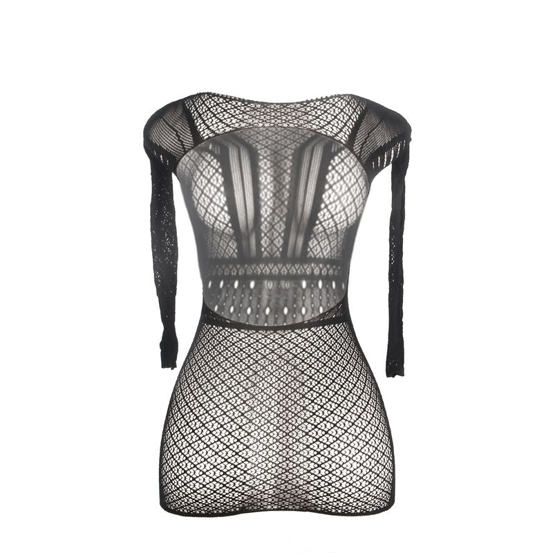 Subblime Minivestido Rejilla Croché Espalda Descubierta Talla Única